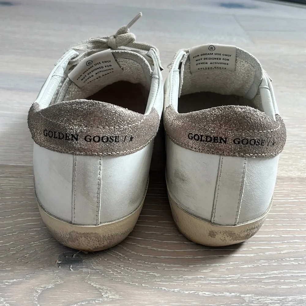 Private edition golden goose superstar white with rose gold star and heel - Picture 4 of 10